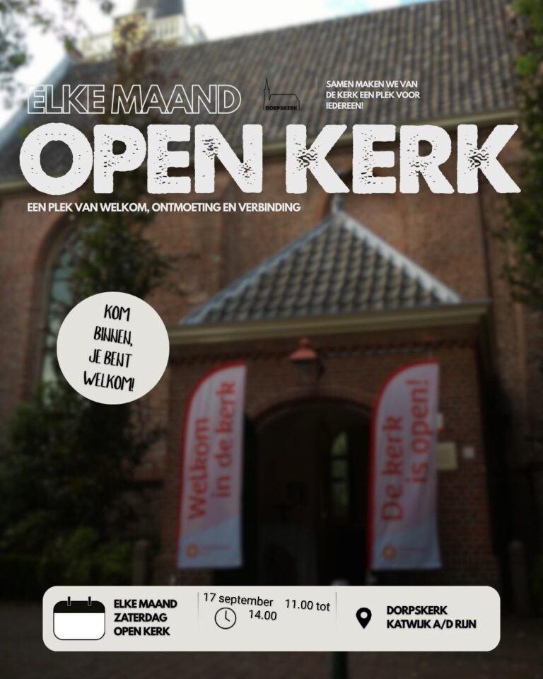 Kerk in de buurt — open-dag in de Bollenstreek