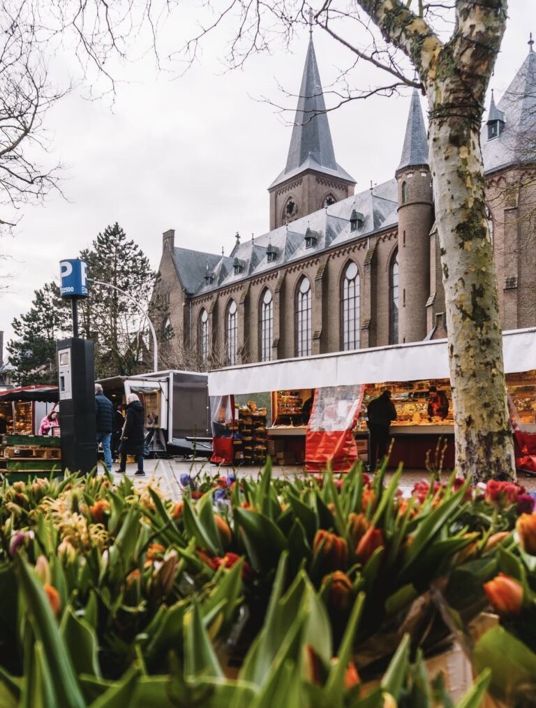 Weekmarkt Noordwijk — markt-eten in de Bollenstreek