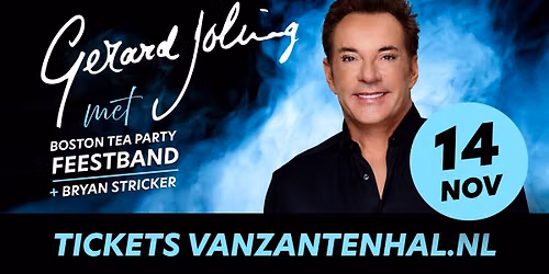 Gerard Joling – Live met Boston Tea Party Feestband — muziek in de Bollenstreek