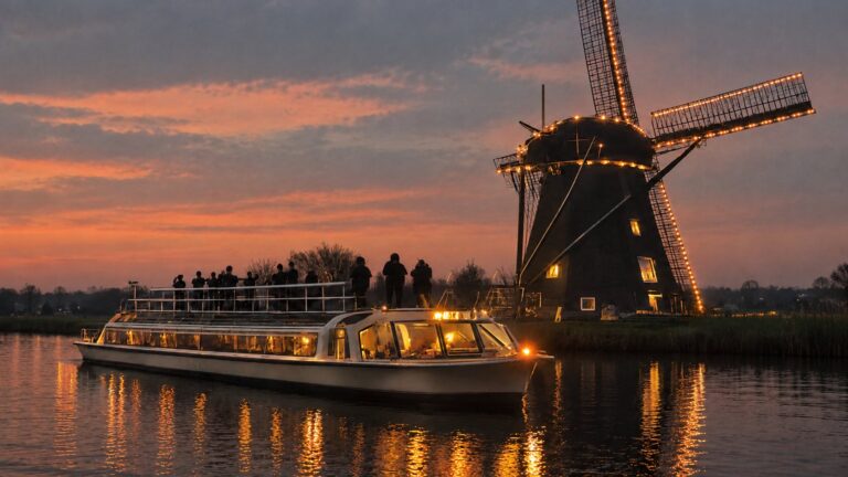 Lichtmagie op de Kagerplassen — familie-kids in de Bollenstreek
